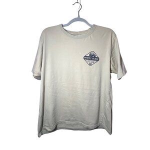 Myrtle Beach SC Southern Saltwater Livin Salty Graphic Beige T-Shirt Unisex M